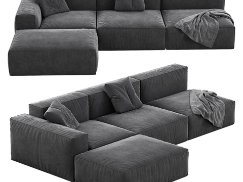 Italian Multiplayer Sofa Corner Sofa