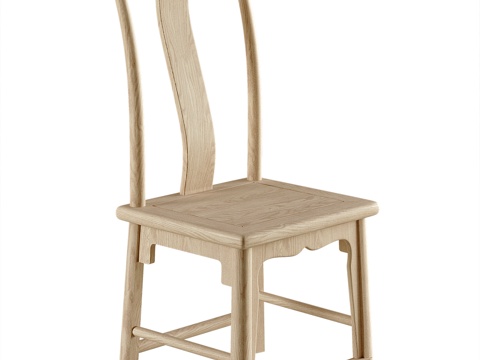 Neo-Chinese Style Chair Dining Chair Wooden Chair