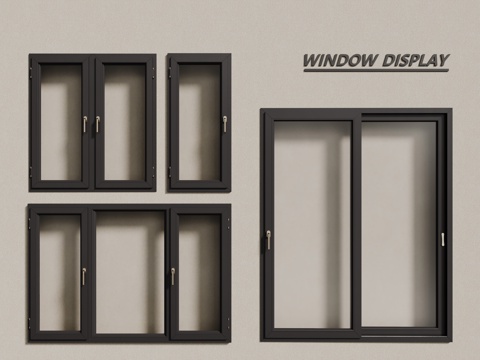 Modern window Aluminum alloy window casement window floor to ceiling window sliding window