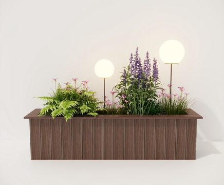 Flower box flower bed outdoor plant landscape