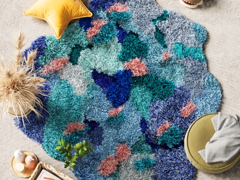 Modern Children's Carpet Shaped Carpet