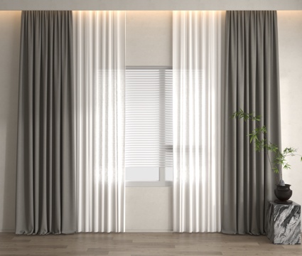 modern curtain gauze curtain cloth curtain