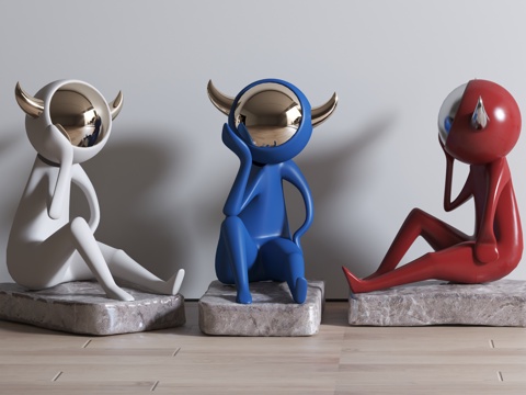 Modern sculpture ornaments Art Toy astronaut