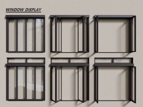 Modern window Aluminum alloy window casement window floor to ceiling window sliding window