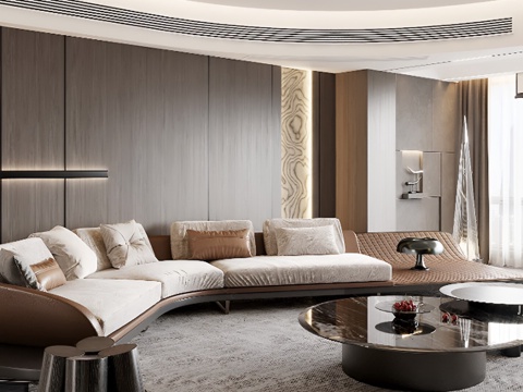 Italian Affordable Luxury Style Living Room