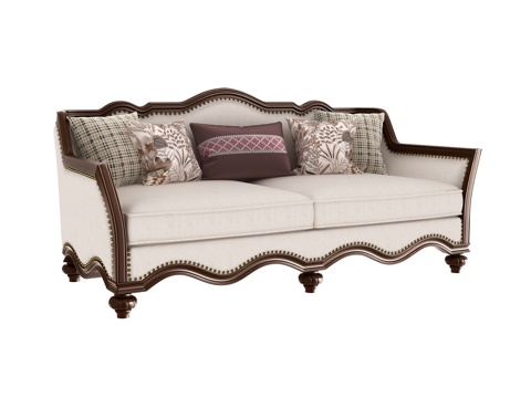 European-style double sofa