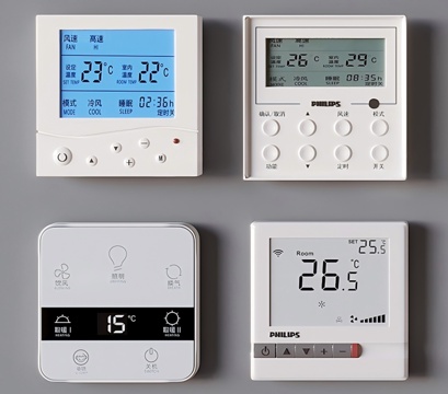 Air conditioning controller thermostat