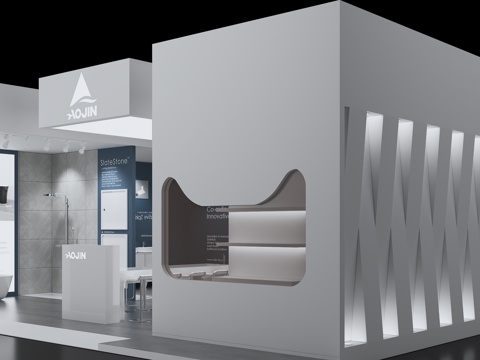 Modern bathroom booth bathroom exhibition hall