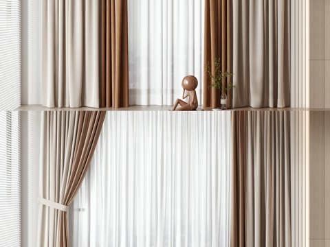 Modern Curtain Window Screen