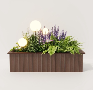 Landscape Flower Box Outdoor Plants