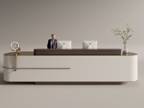 Modern Company Front Desk Service Desk