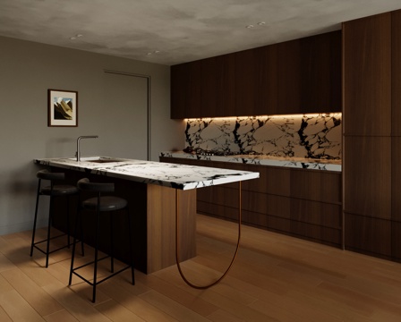 Modern Nakajima DiningRoom Kitchen