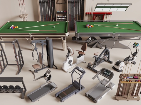 Modern Fitness Equipment