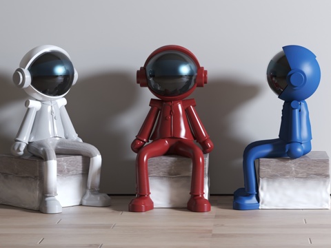 Modern sculpture ornaments Art Toy astronaut