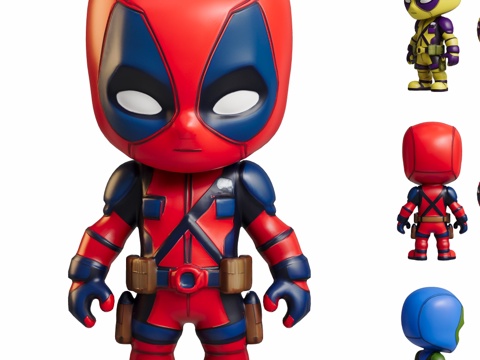 Deadpool Doll Told Ornaments