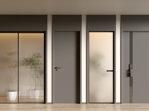 Modern Single Door Bedroom Door Entry Door