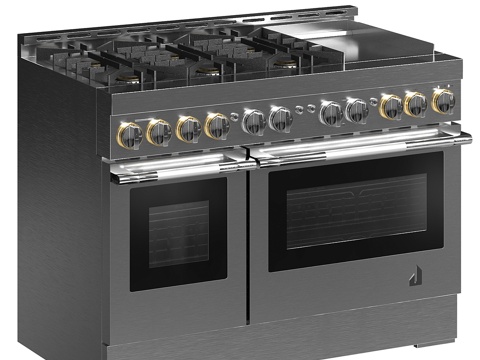 Gas stove integrated stove