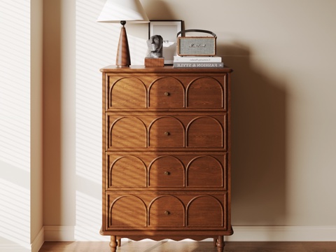 Mid-century Style bucket cabinet