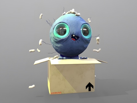 Box Art Toy Cute Monster