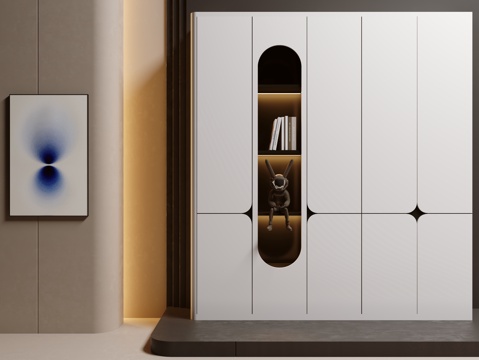 Modern Bookcase Locker