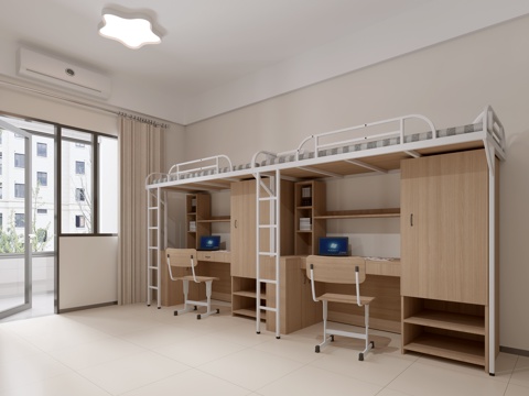 Modern Student Dormitory School Dormitory