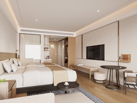 New Chinese Hotel Rooms