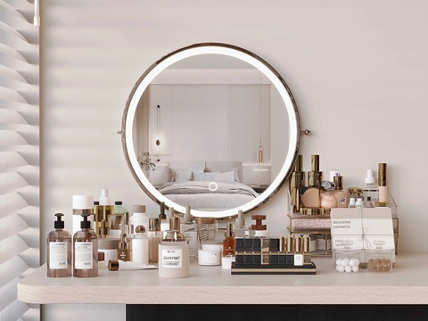 Modern Cosmetics Skincare Shampoo Mirror