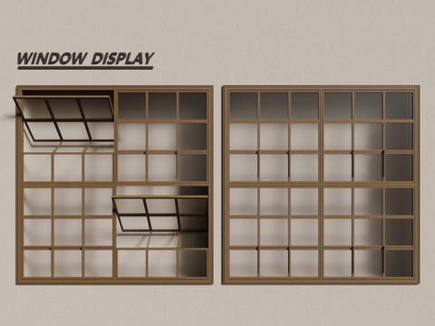 European-style windows, blinds, casement windows, wooden windows