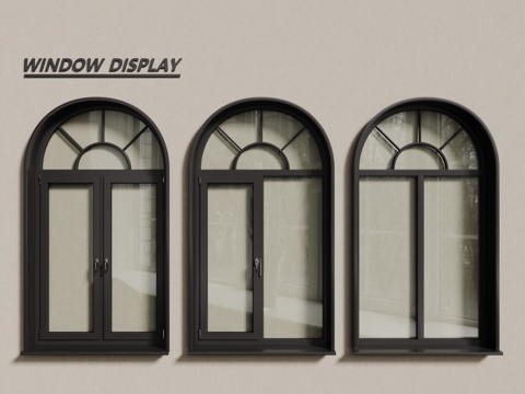 European-style windows aluminum alloy windows casement windows floor-to-ceiling windows arched windows