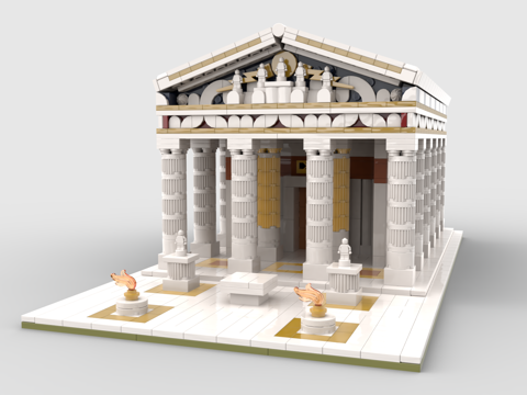 LEGO Greek Temple Blocks Toy