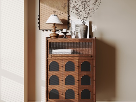 Mid-century Style porch cabinet