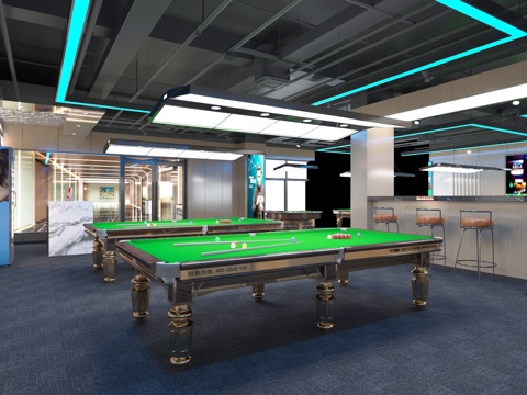 Modern Billiard Room