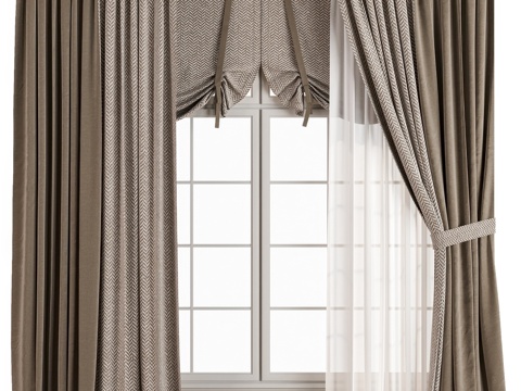 plain curtain window screen