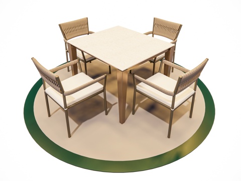 French Garden Dining Table and Chair