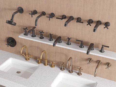 Modern faucet wall drain faucet