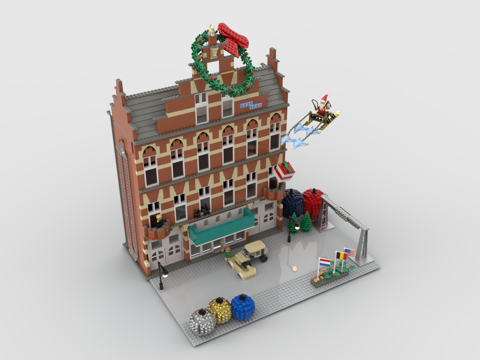 LEGO Toys Christmas Christmas Building Santa Claus