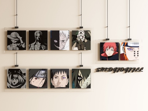 Modern Acrylic Decorative Painting Photo Wall Naruto Hanging Painting