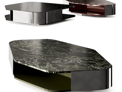 Modern marble coffee table