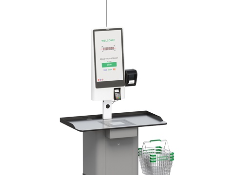 Self-service cash register