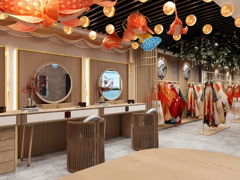 New Chinese Clothing Store Hanfu Pavilion