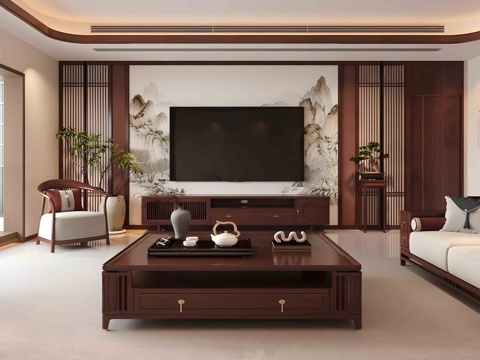 New Chinese Living Room