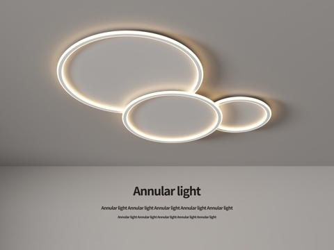 Clouds round ceiling lamp geometric modeling lamp bedroom lamp