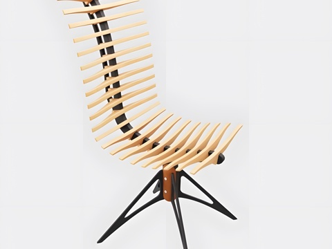 Wooden skeleton chair