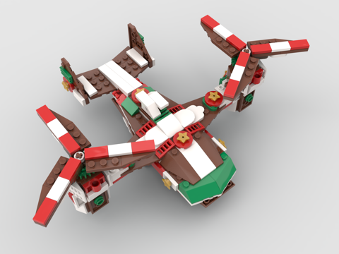 LEGO helicopter blocks toy