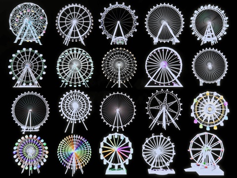 Modern Ferris Wheel Playground Ferris Wheel Rides