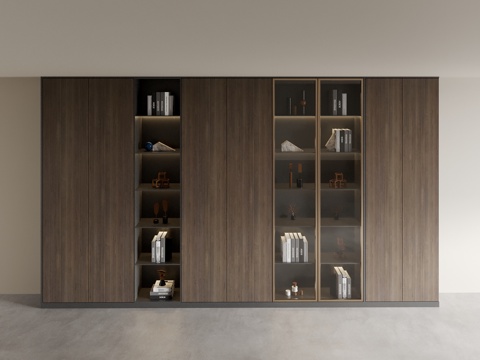 Modern Bookcase Locker