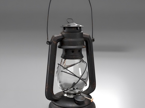 Industrial wind portable lamp table lamp oil lamp