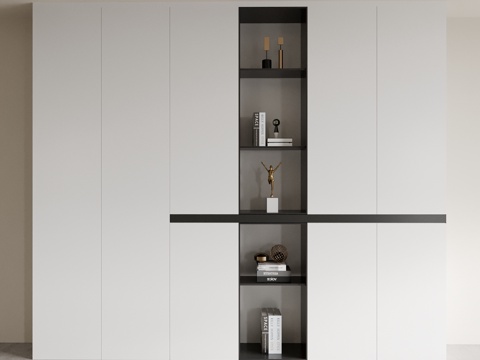 Modern Bookcase Storage Cabinet