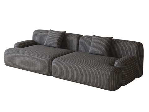 Modern double sofa sofa