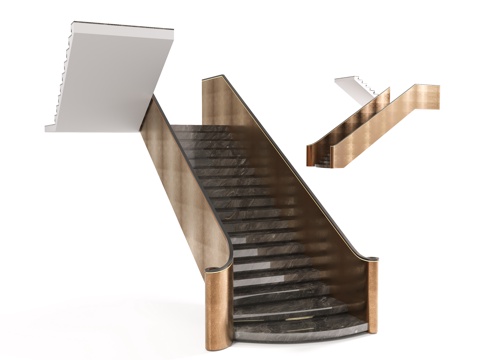 modern stair handrail staircase